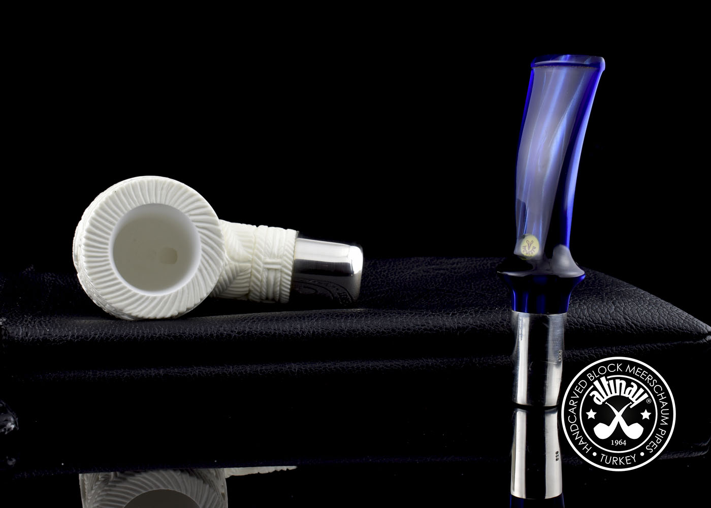 altinay-eagle-s-claw-billiard-tabakpfeife-adler-silber-spigot image 5