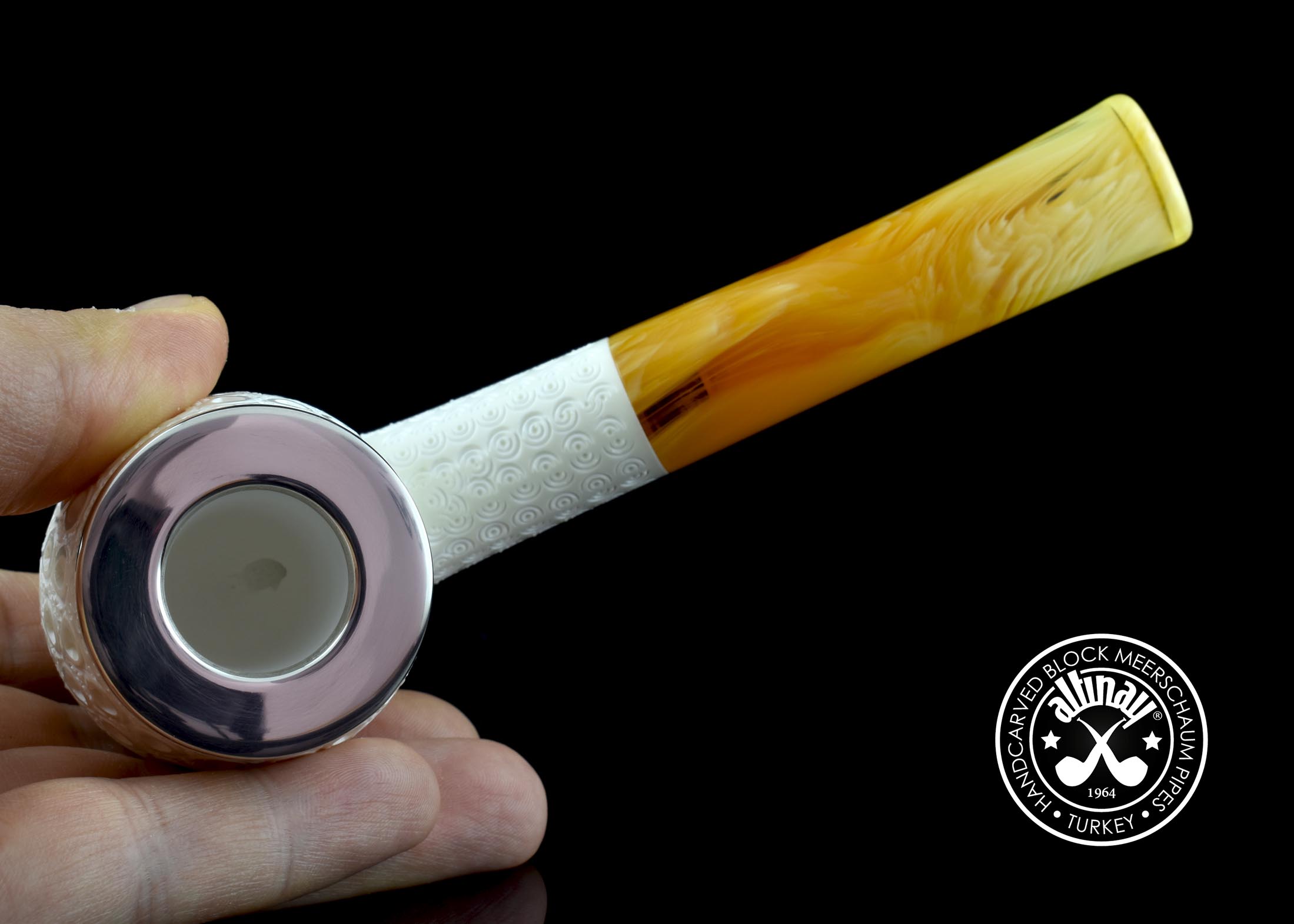 altinay-classic-bent-billiard-meerschaumpfeife-set-etui image 5