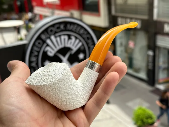 altinay-sitter-dublin-meerschaumpfeife-silberband-standpfeife image 1