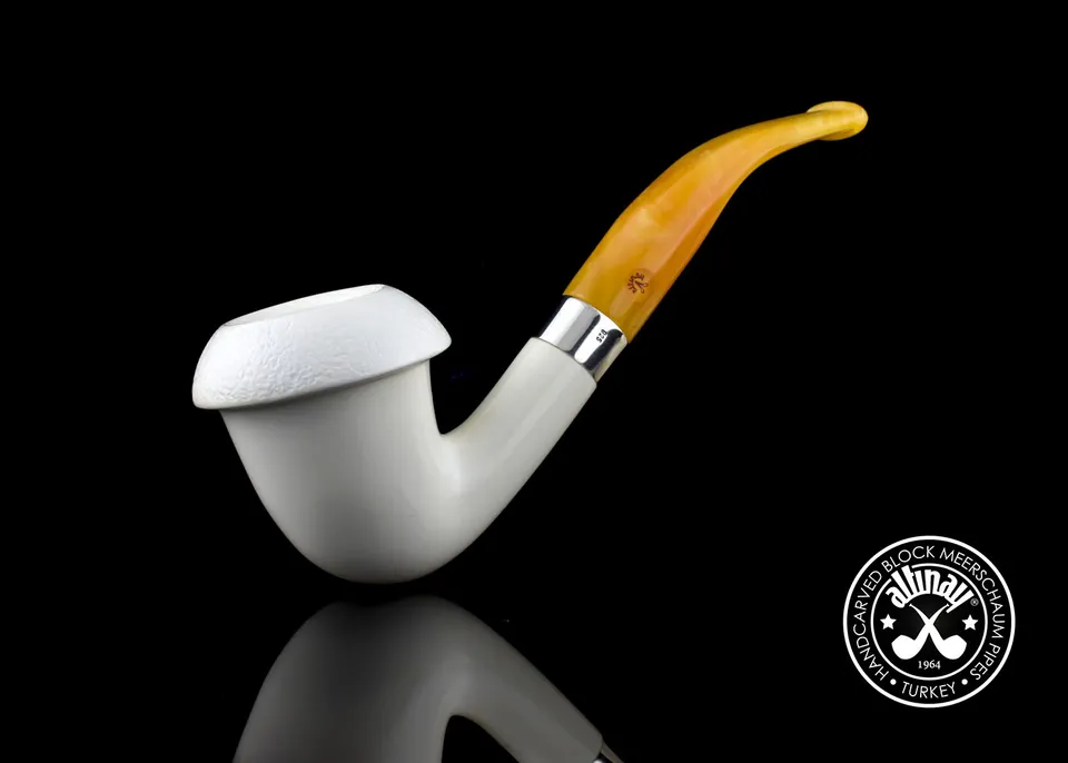 altinay-calabash-meerschaumpfeife-mit-silberband image 1
