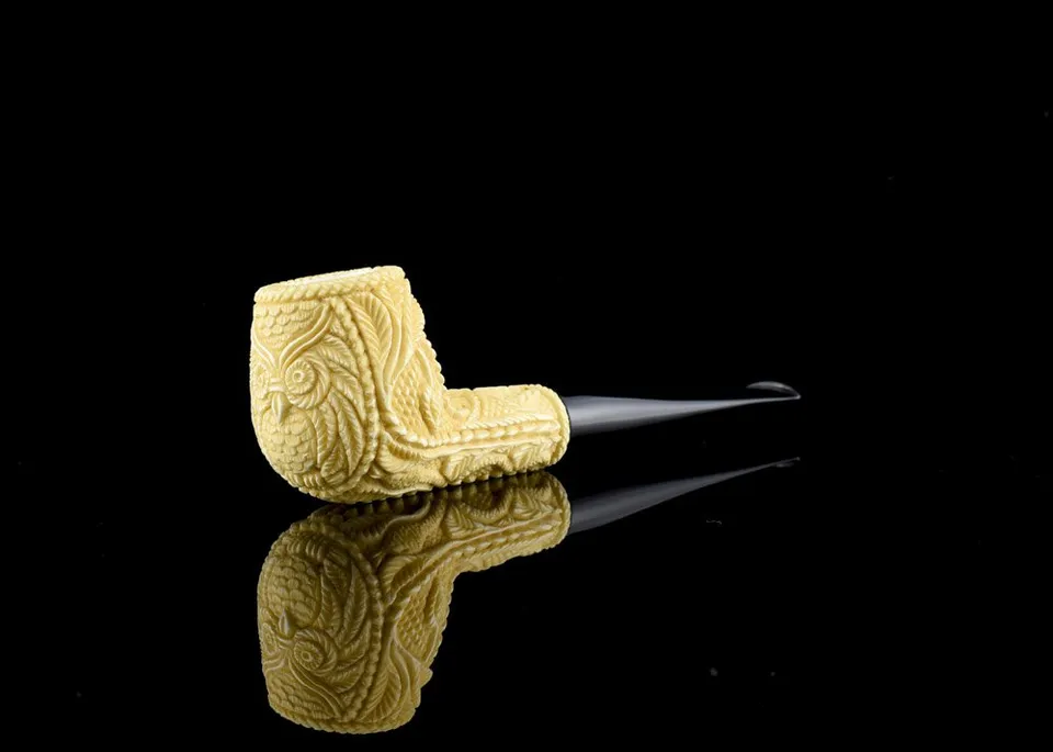 altinay-classic-owl-meerschaumpfeife-eule-relief image 1