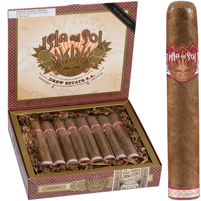 drew-estate-isla-del-sol-gordito-zigarre-kaffee-6x60 image 1