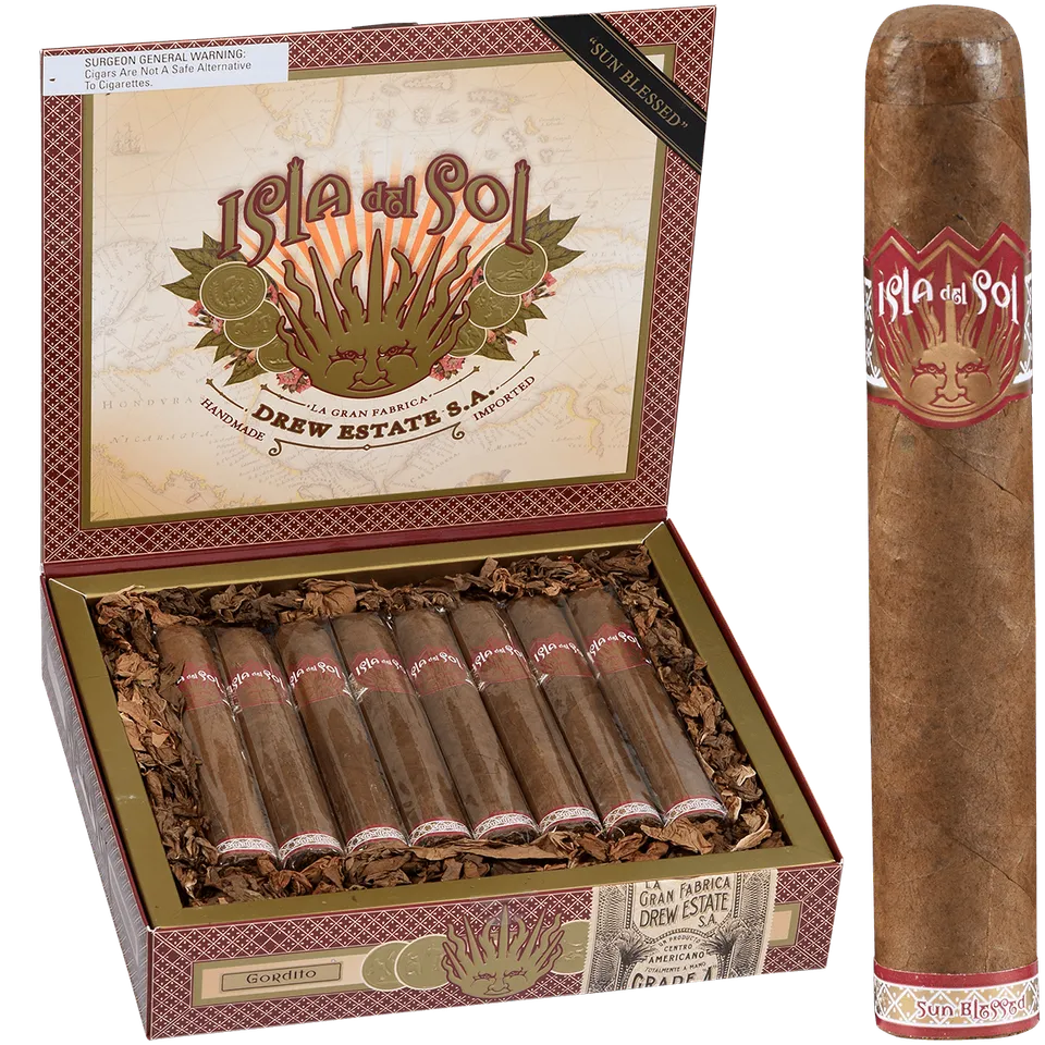drew-estate-isla-del-sol-gordito-zigarre-kaffee-6x60 image 1