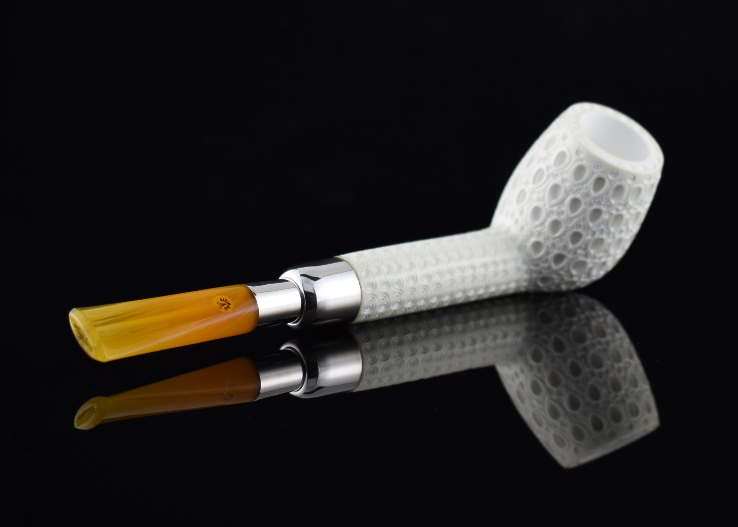 altinay-spigot-lovat-15159-latticed-meerschaumpfeife-silber image 7