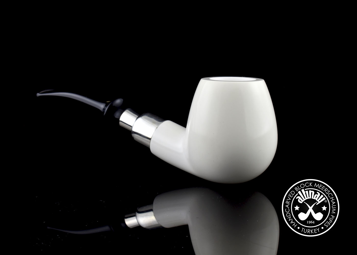 altinay-spigot-brandy-meerschaumpfeife-silberring image 1