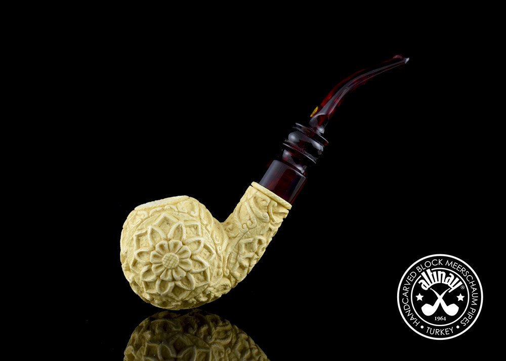 altinay-classic-fancy-ball-meerschaumpfeife-rund-glatt image 2