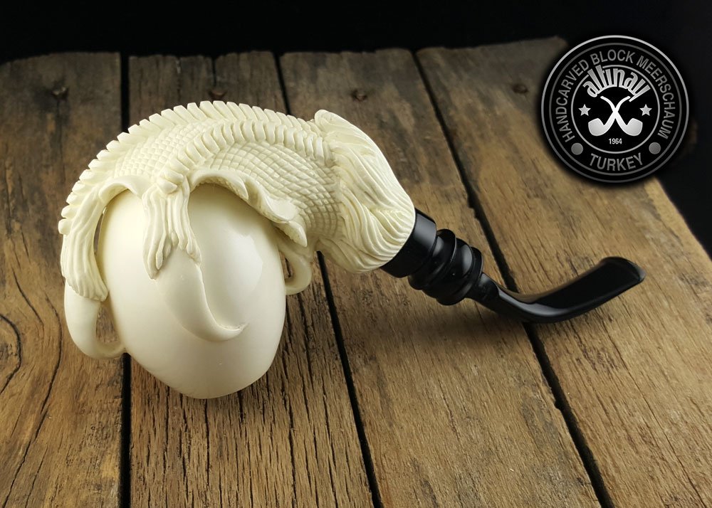 altinay-eagle-s-claw-meerschaumpfeife-mit-etui-adler image 1