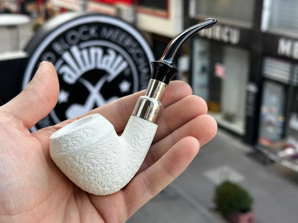 altinay-spigot-army-rhodesian-silver-meerschaumpfeife image 1