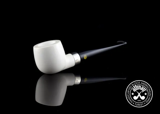 altinay-classic-pot-meerschaumpfeife-mit-silberband image 1