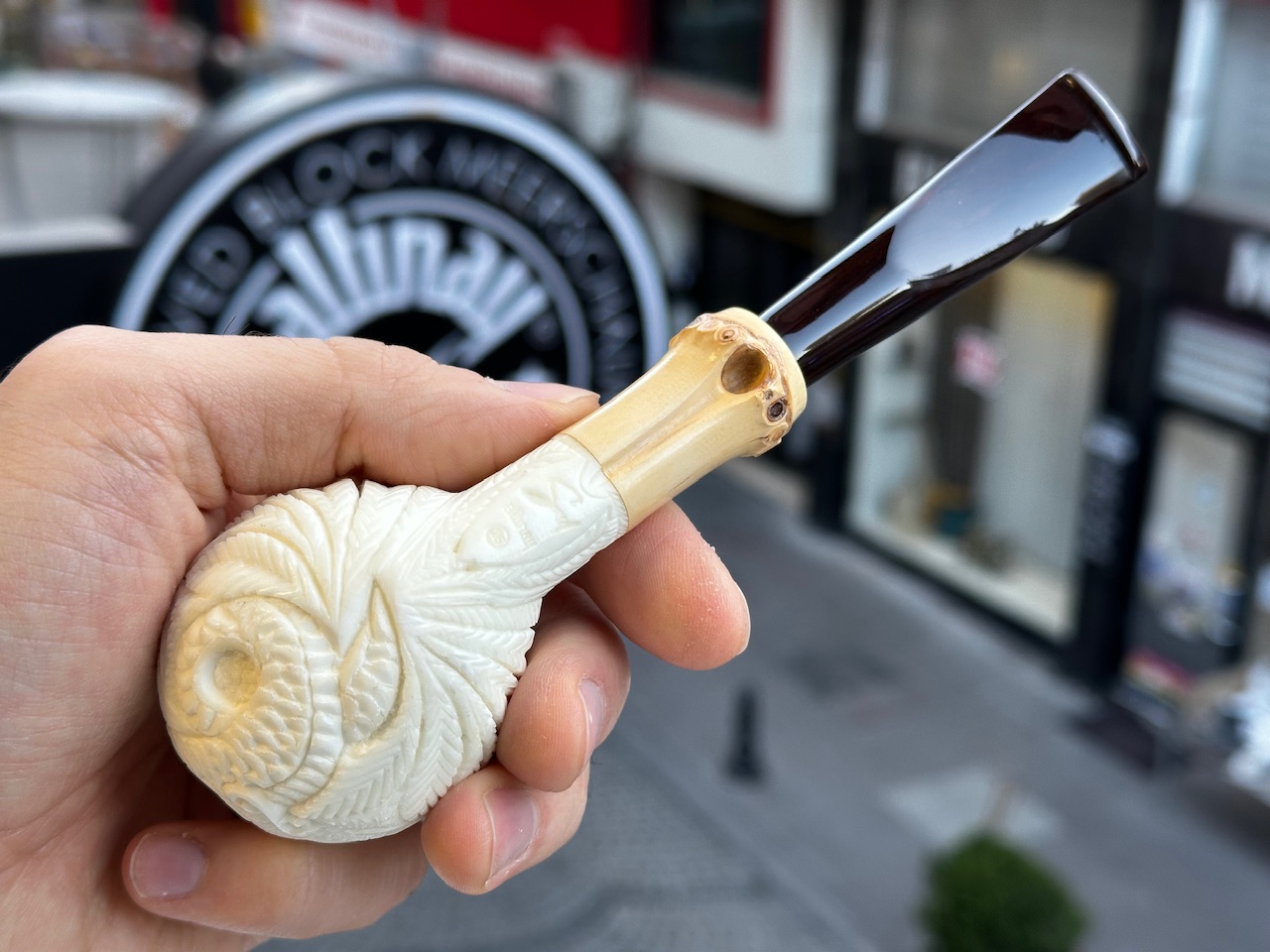 altinay-bamboo-brandy-meerschaumpfeife-drachenmotiv-bambus image 7