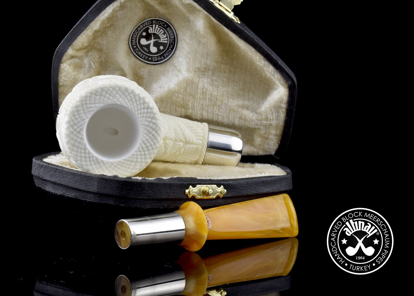 altinay-spigot-billiard-meerschaumpfeife-silber-gerade image 7