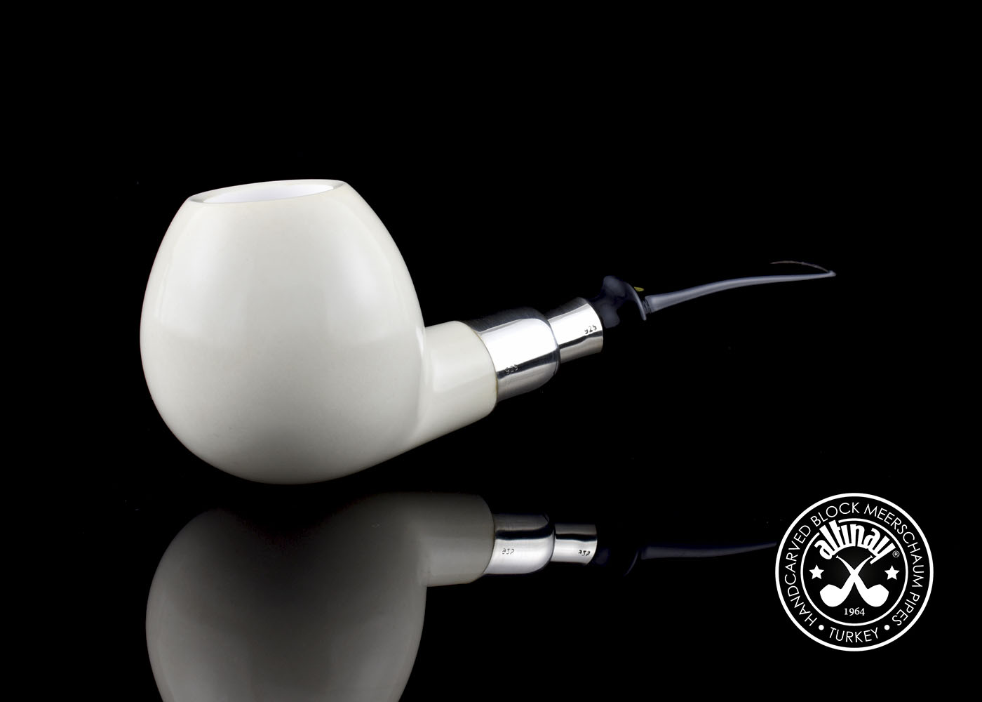 altinay-spigot-brandy-silver-spigot-meerschaumpfeife-silber image 1