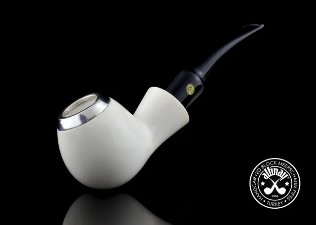 altinay-classic-top-silver-brandy-meerschaumpfeife-silberring image 1