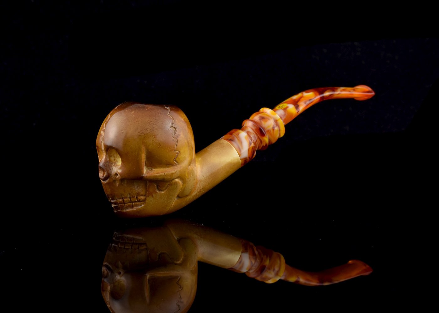 altinay-classic-skull-meerschaumpfeife-totenkopf image 2