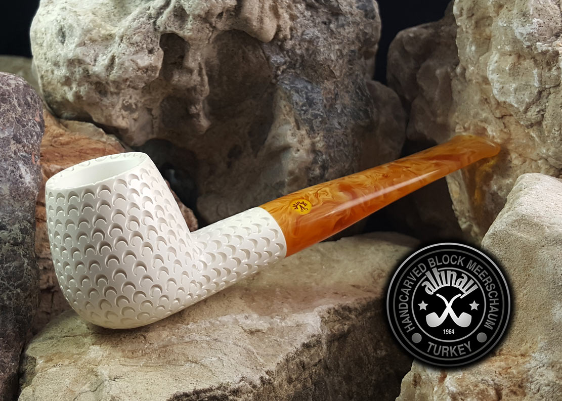 altinay-classic-oval-billiard-meerschaumpfeife-bernstein image 1