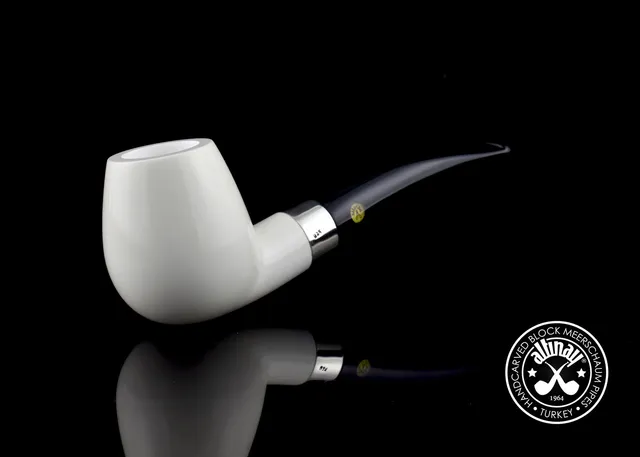 altinay-classic-brandy-meerschaumpfeife-mit-silberband image 1