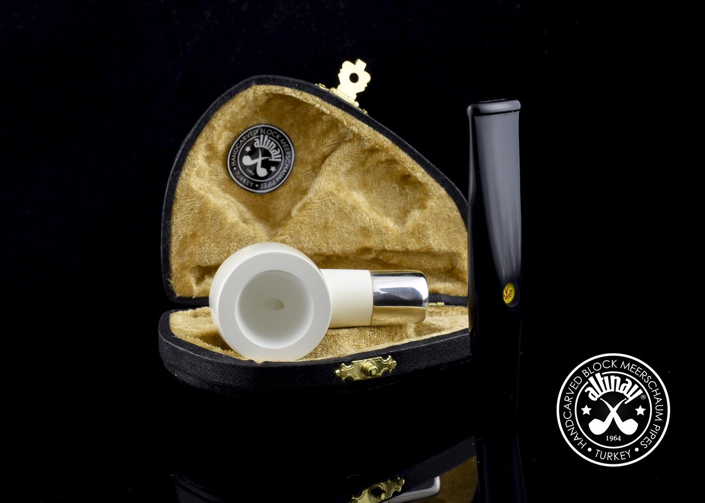 altinay-billiard-silver-army-meerschaumpfeife-silber image 3