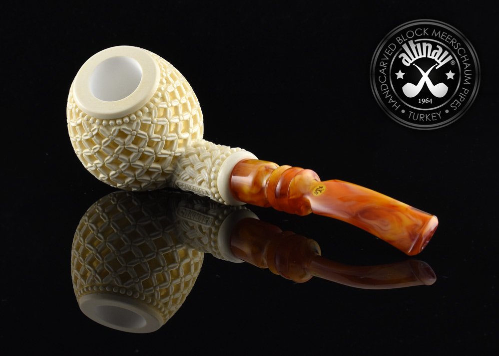 altinay-classic-deep-carved-apple-meerschaumpfeife image 6