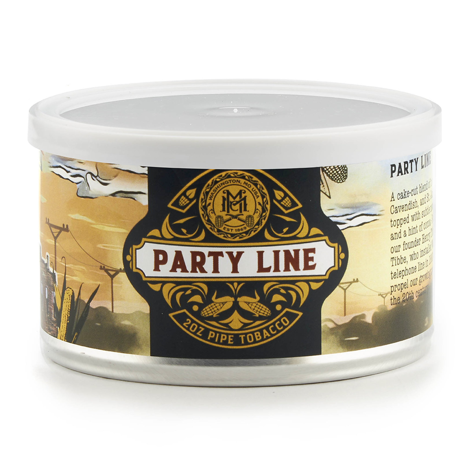 missouri-meerschaum-party-line-pfeifentabak-2oz-nussig image 1