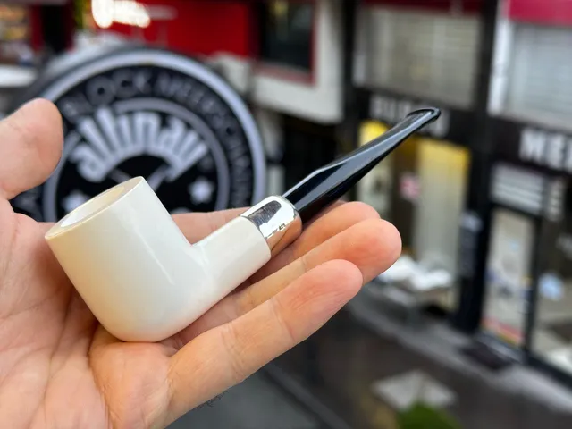 altinay-spigot-meerschaumpfeife-billiard-army-silber-2 image 1