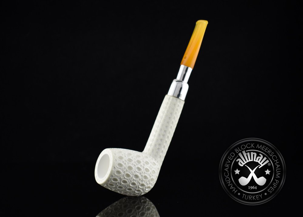 altinay-spigot-lovat-15159-latticed-meerschaumpfeife-silber image 8