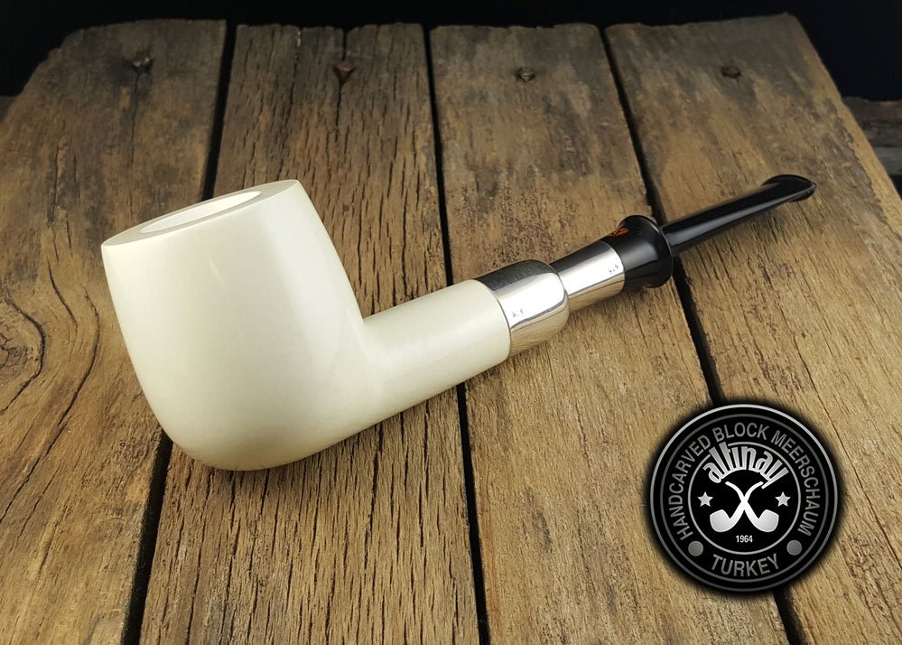 altinay-spigot-pot-meerschaumpfeife-silber-etui image 1