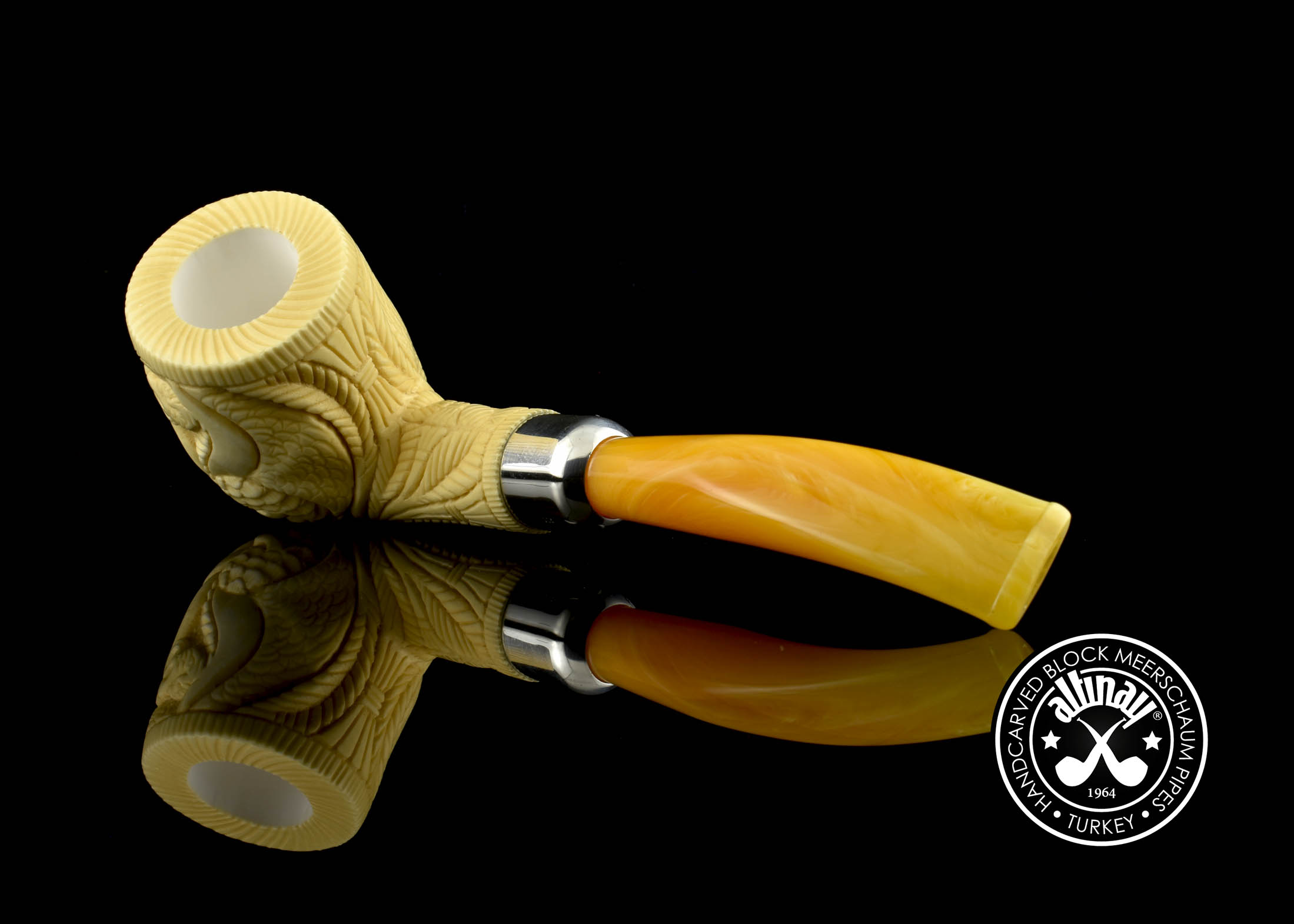 altinay-army-bent-billiard-meerschaumpfeife-drache image 7