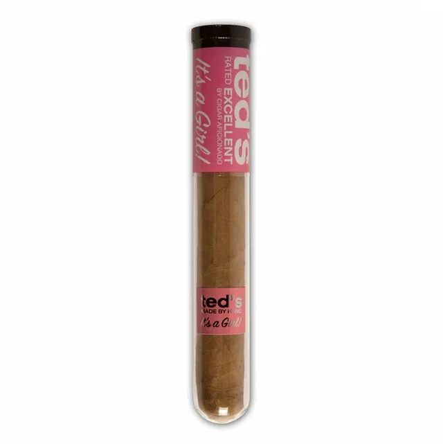 ted-s-it-s-a-girl-zigarre-toro-6x50-connecticut-glas-tube image 1