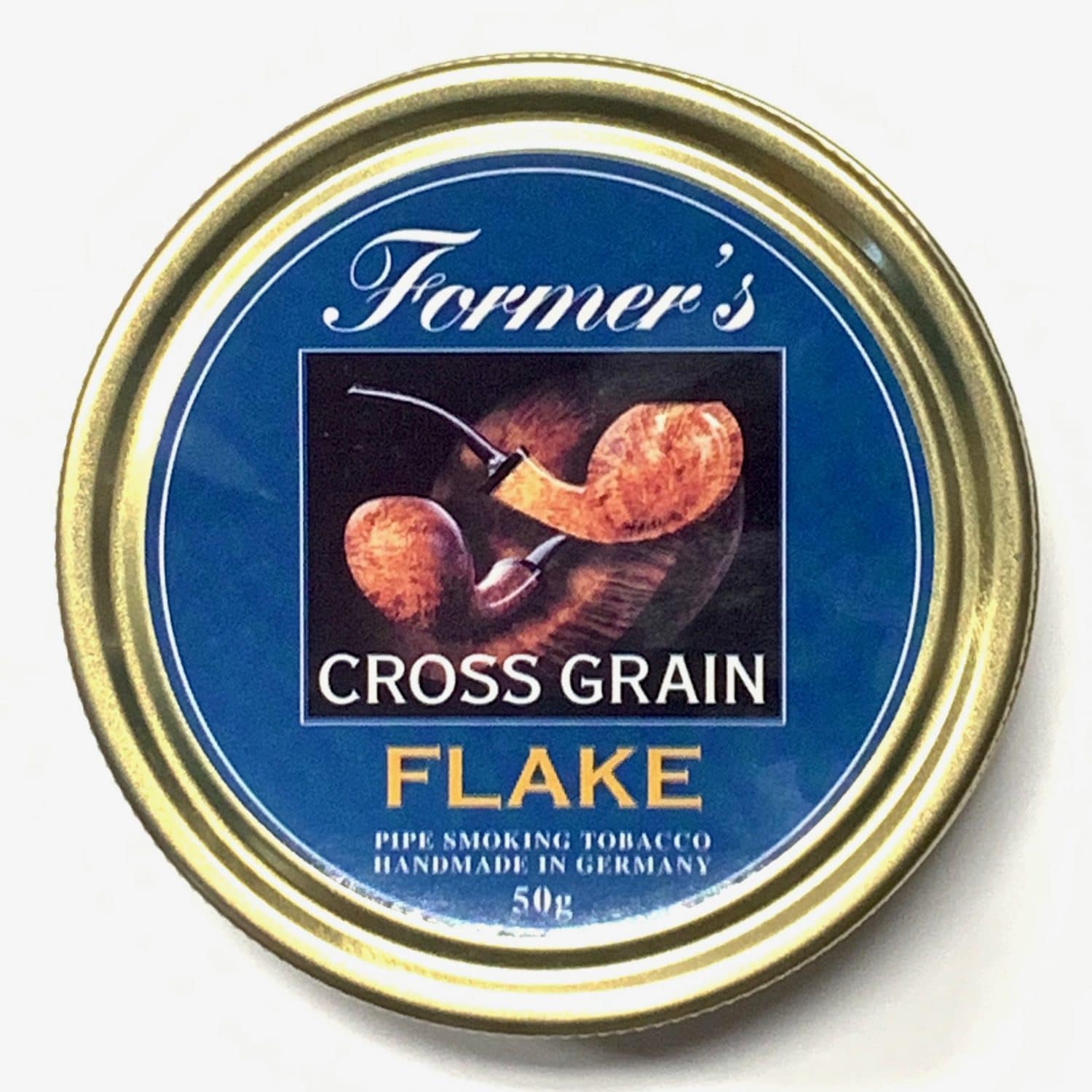 former-cross-grain-flake-pfeifentabak-50g-virginia-perique image 1