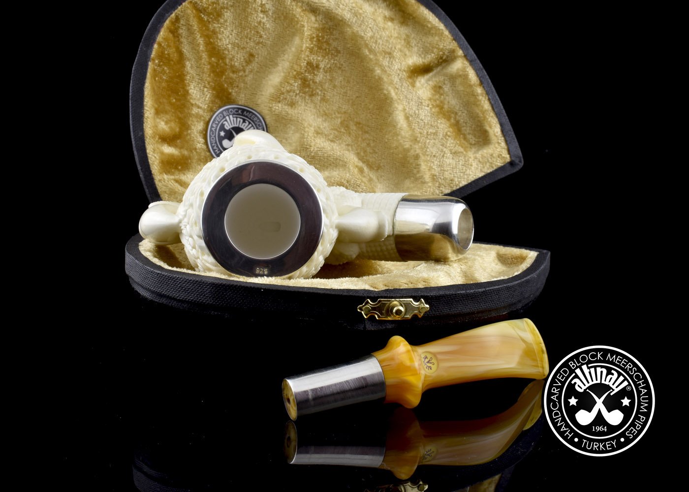 altinay-eagle-s-claw-35174-meerschaumpfeife-silber-spigot image 7