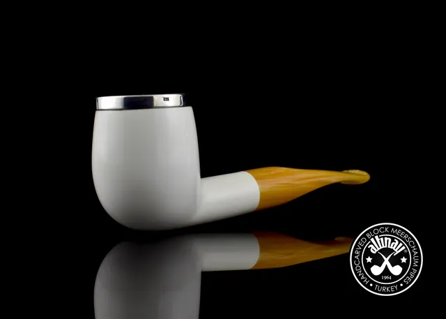 altinay-classic-top-silver-billiard-meerschaumpfeife-4 image 1