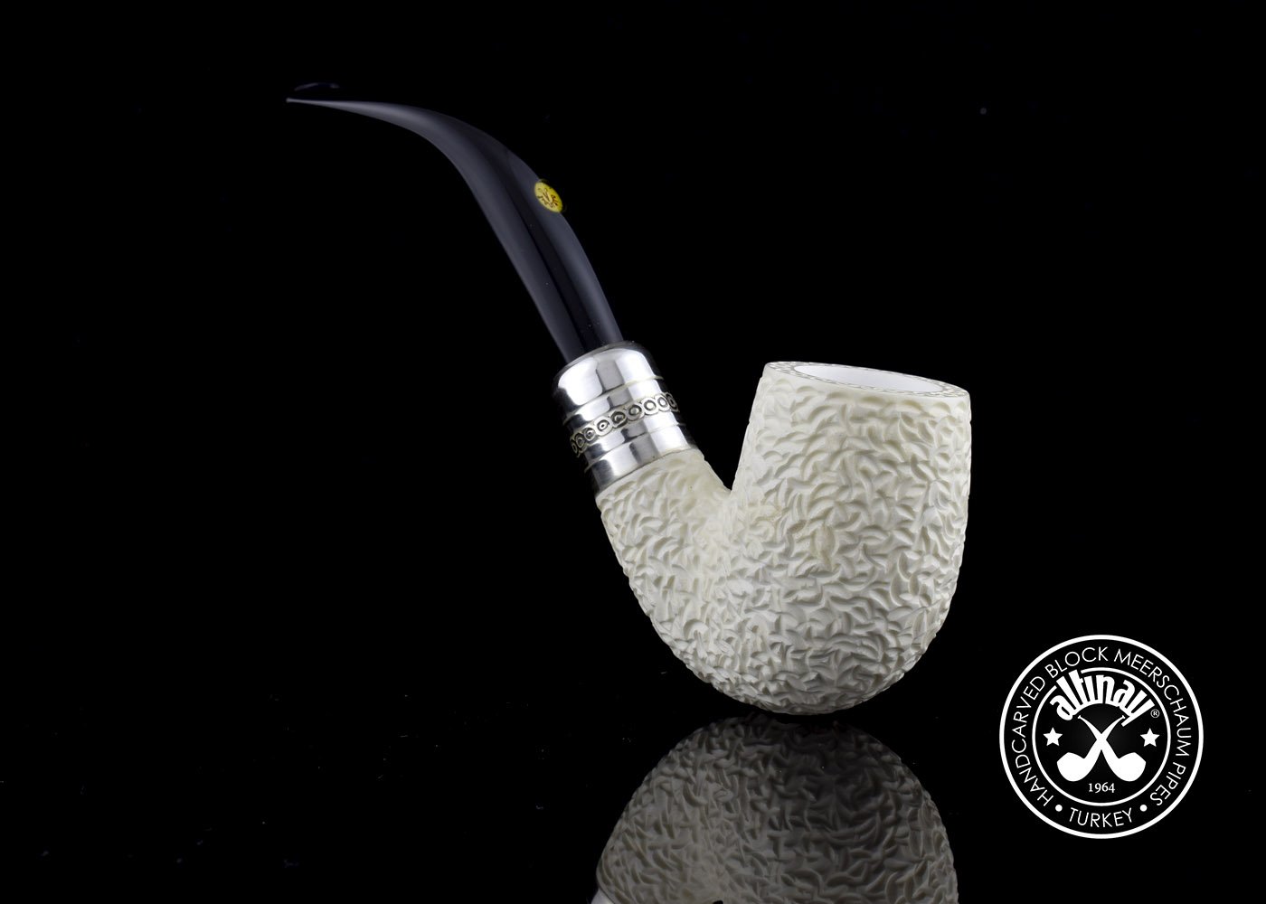 altinay-spigot-army-bent-billiard-tabakpfeife-meerschaum-gebogen image 4