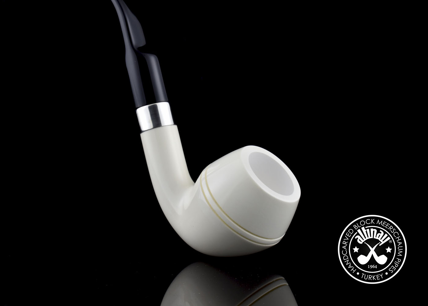 altinay-classic-rhodesian-meerschaumpfeife-silberring-2 image 6