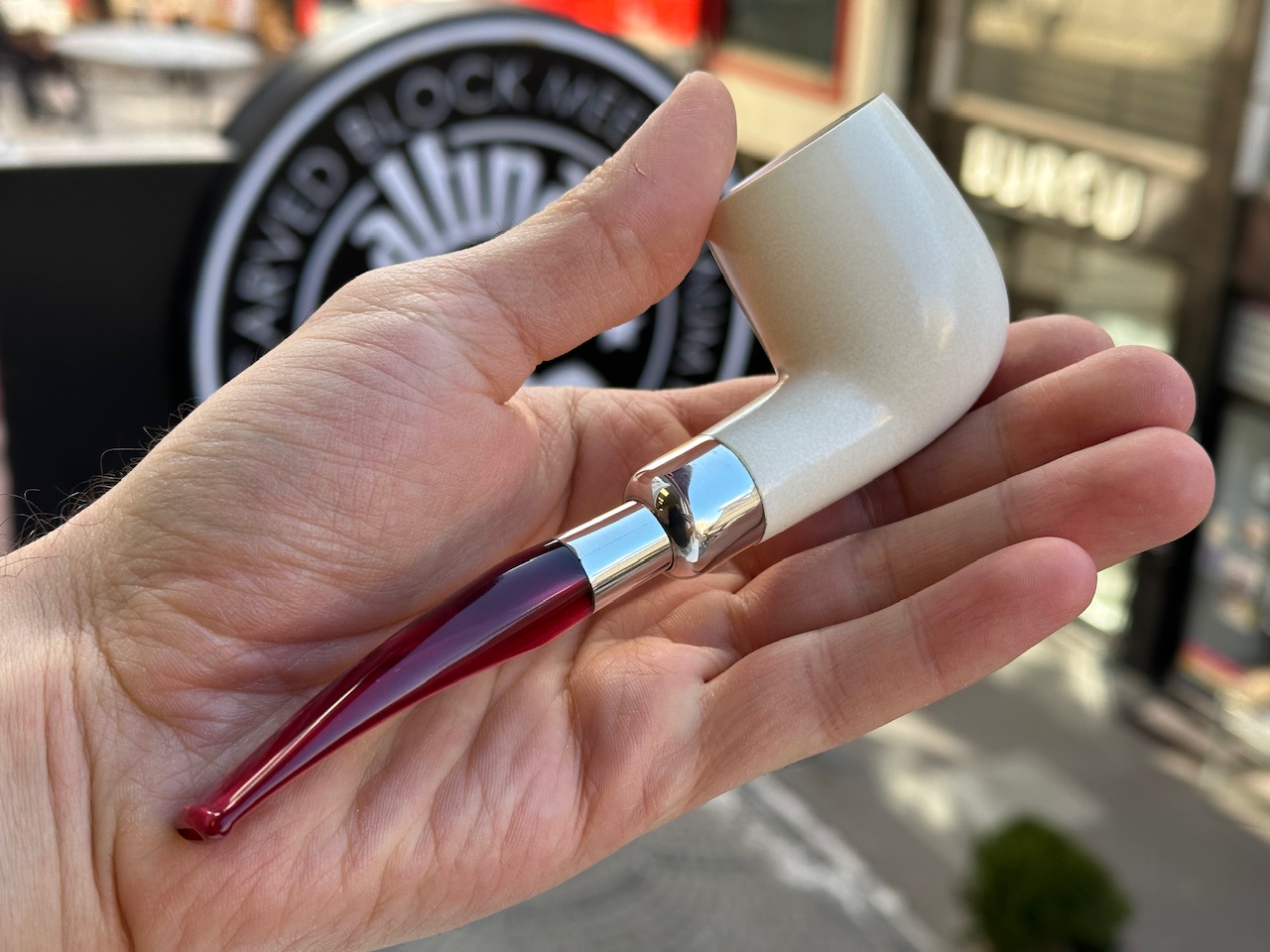 altinay-translucent-billiard-silber-spigot-meerschaumpfeife image 2