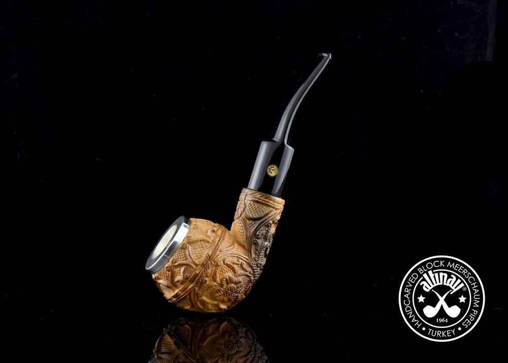altinay-classic-top-silber-floral-meerschaumpfeife image 5
