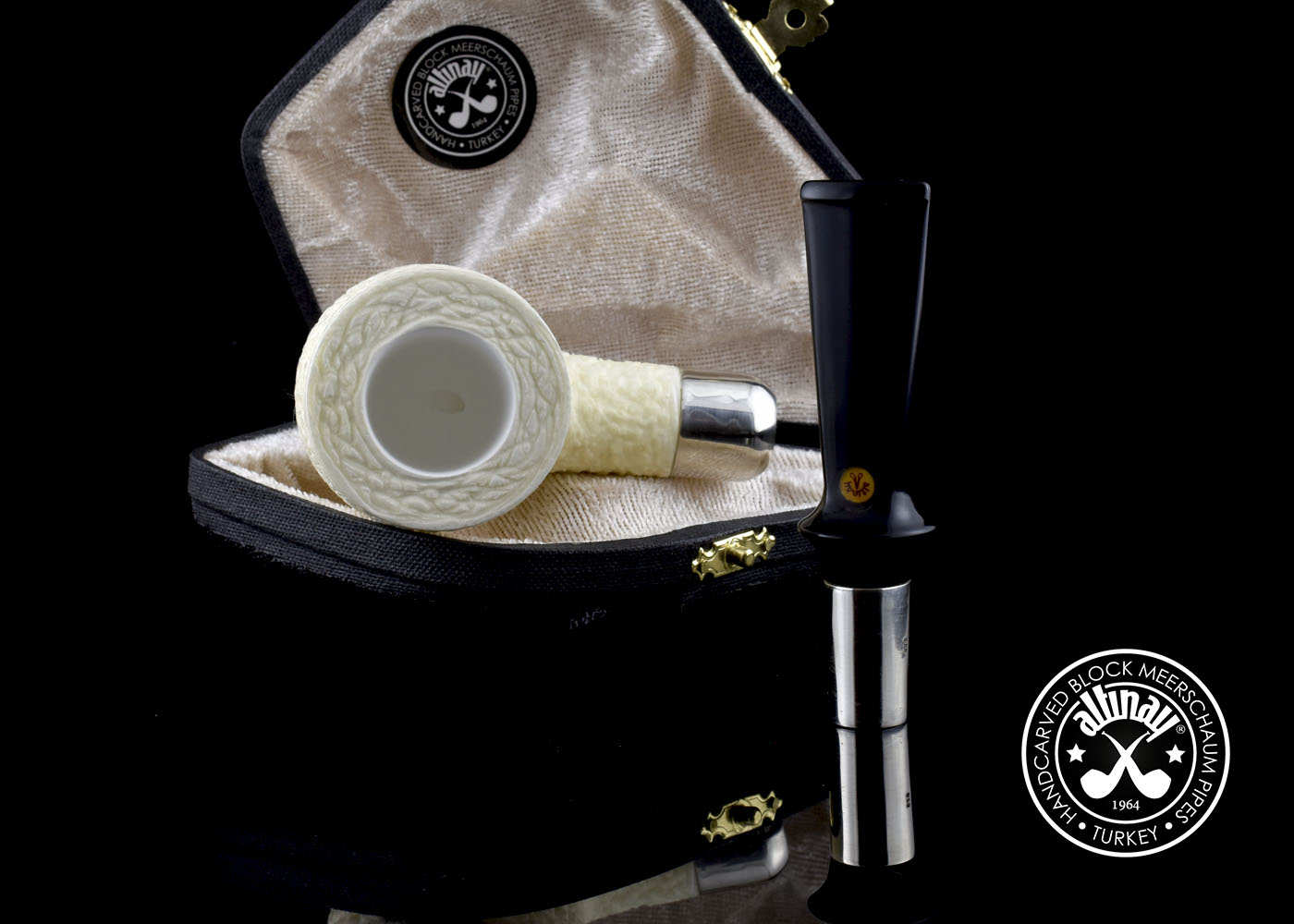 altinay-spigot-billiard-meerschaumpfeife-silber image 8