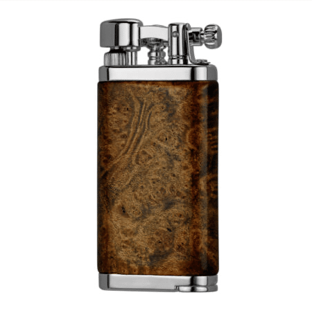 im-corona-old-boy-pfeifenfeuerzeug-briar-braun-silber image 1