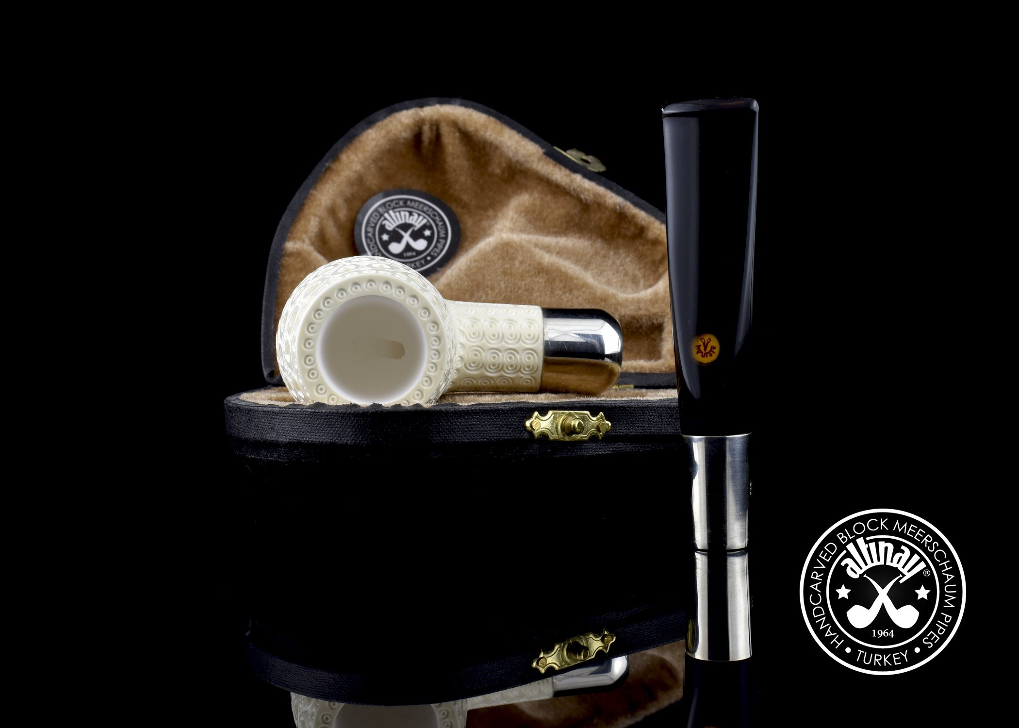 altinay-spigot-billiard-meerschaumpfeife-silber-2 image 6