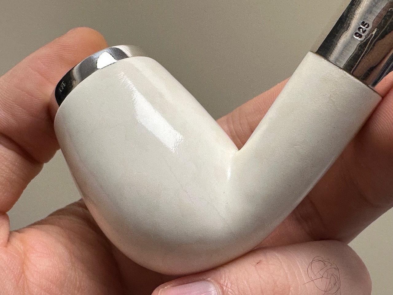 altinay-billiard-translucent-meerschaumpfeife-silber image 4