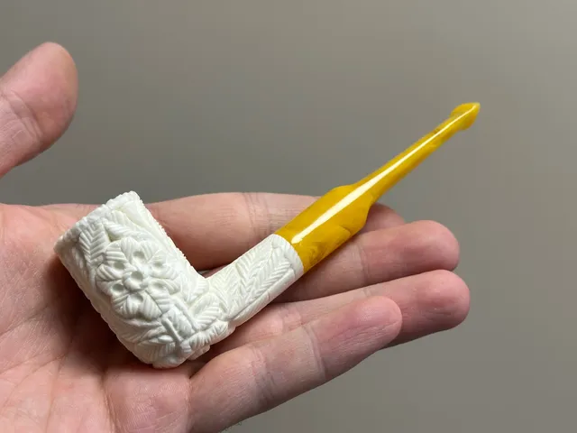 altinay-classic-billiard-meerschaumpfeife-glatt-natur-11 image 1