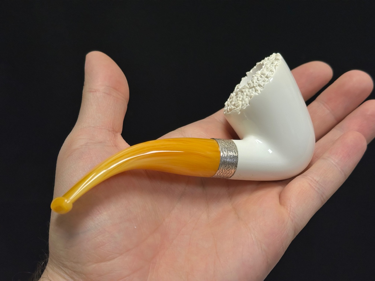 altinay-classic-dublin-meerschaumpfeife-mit-silberband image 2