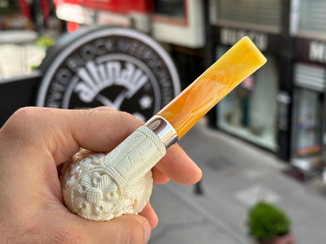 altinay-calabash-meerschaumpfeife-silberring image 5