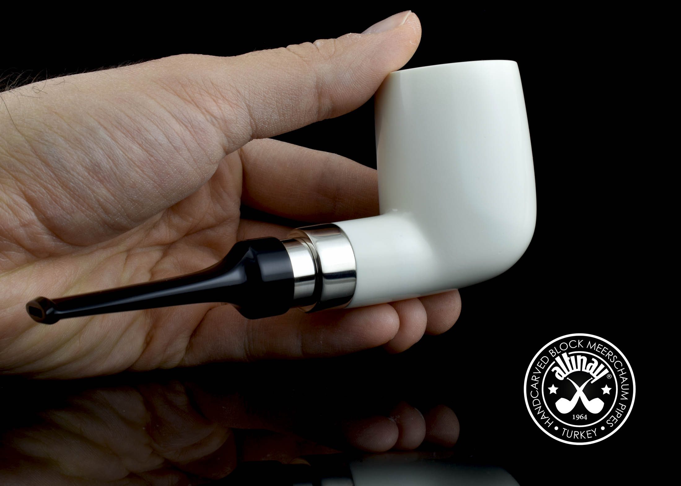 altinay-classic-billiard-meerschaumpfeife-silberband-3 image 8