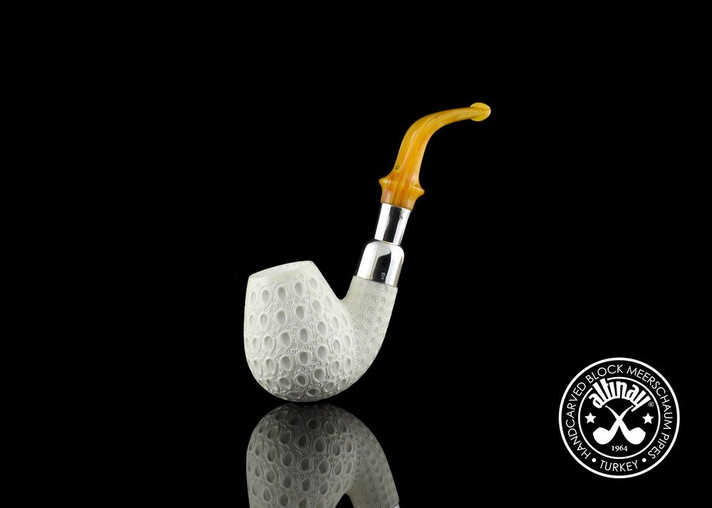 altinay-spigot-bent-brandy-tabakpfeife-23406-silber image 2
