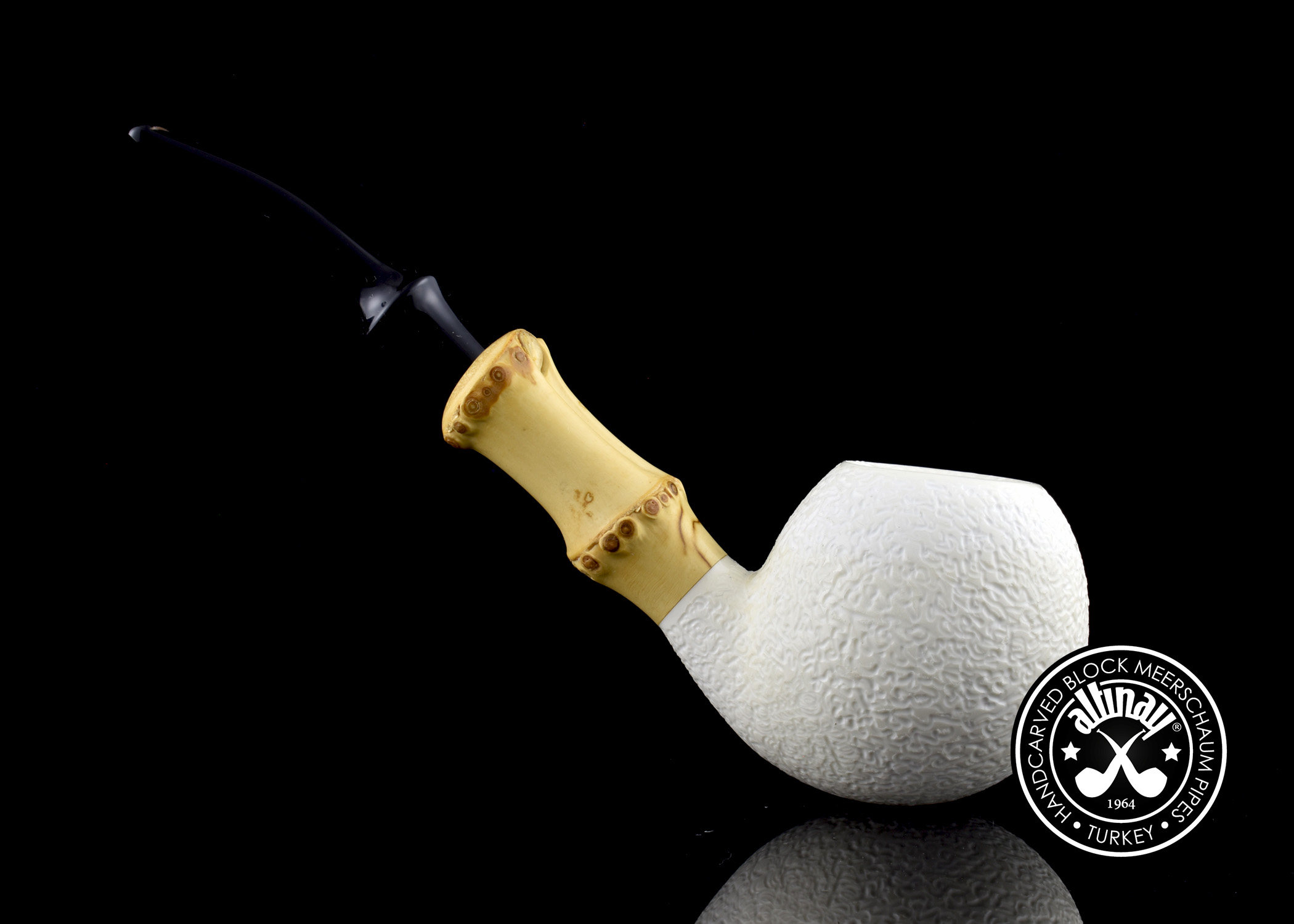 altinay-bamboo-apple-meerschaumpfeife-bambusholm-echt image 4