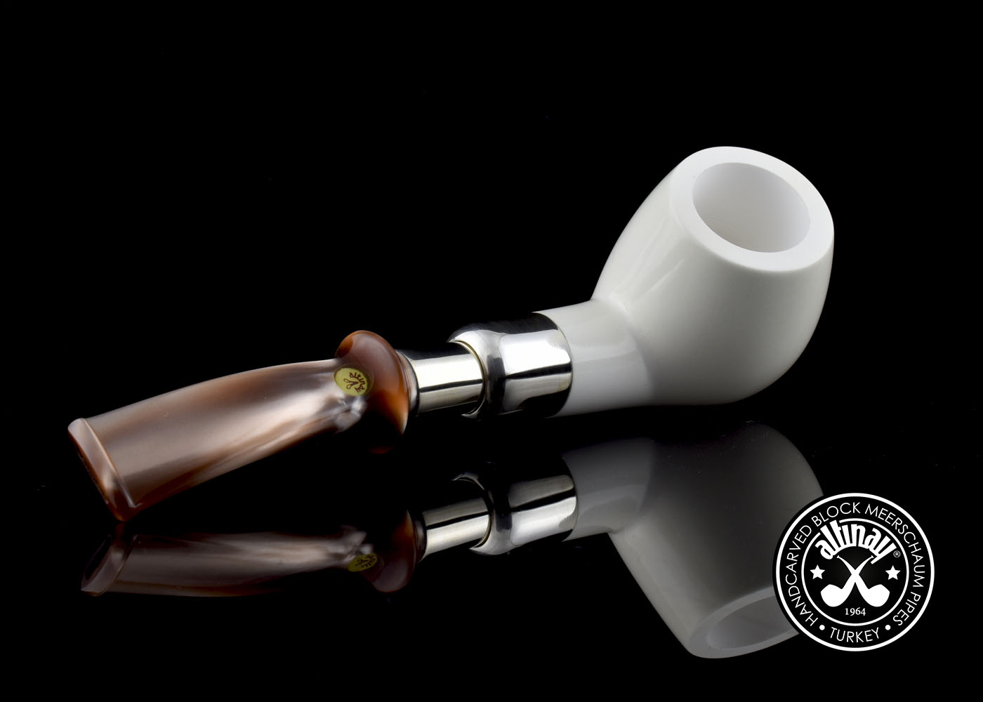 altinay-spigot-apple-meerschaumpfeife-silber-natur-2 image 4