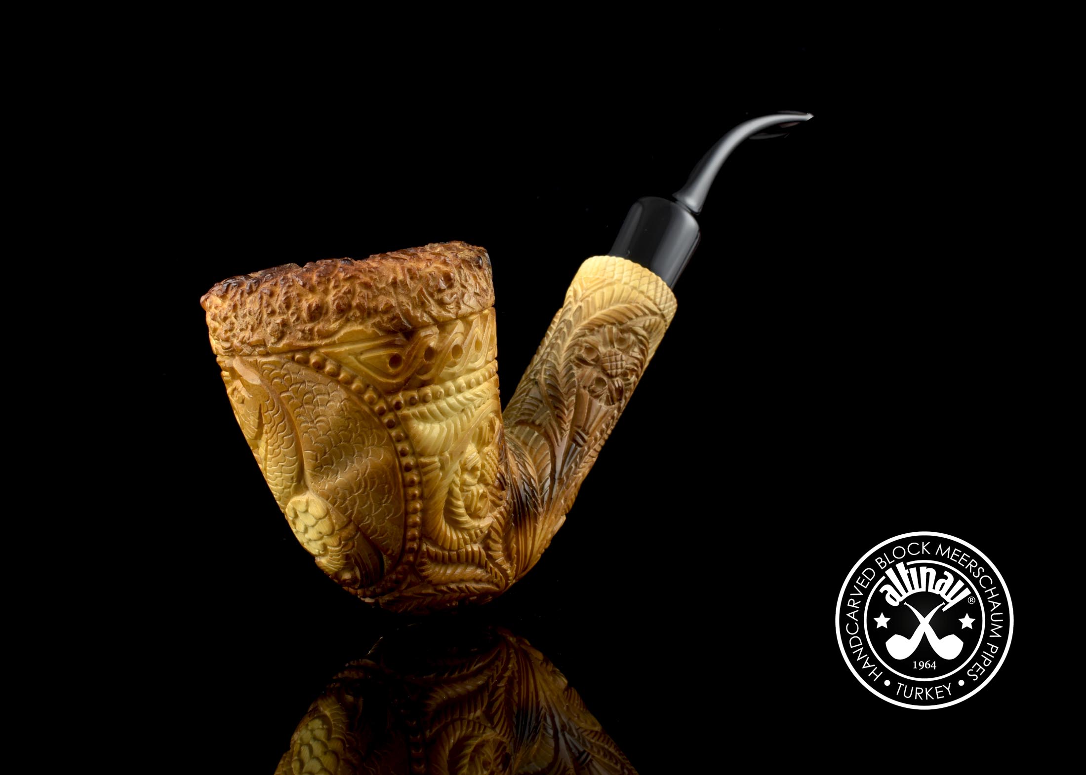 altinay-xl-dublin-tabakpfeife-meerschaum-drachenmotiv image 3