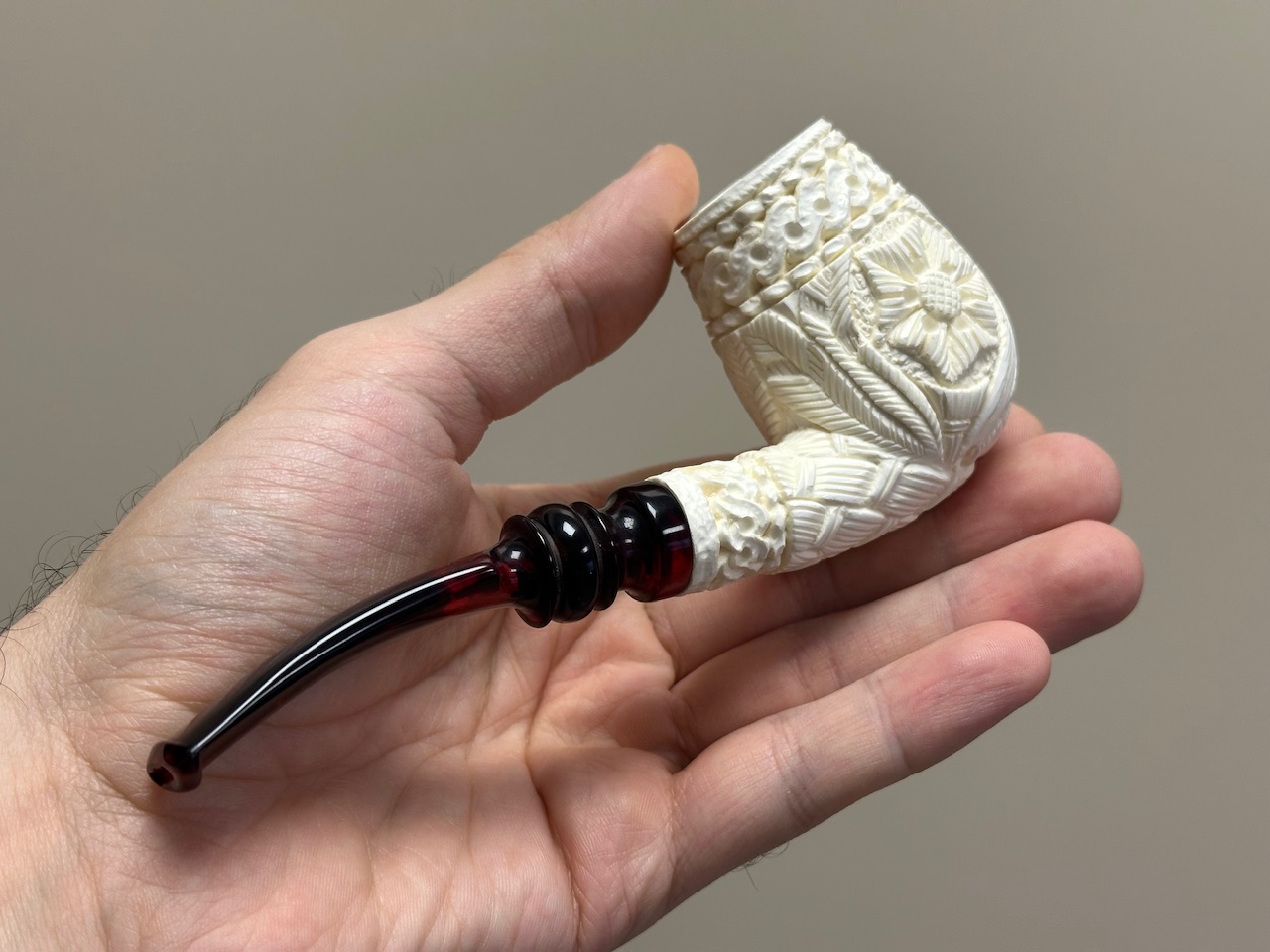 altinay-classic-billiard-meerschaumpfeife-gerade-natur-3 image 2