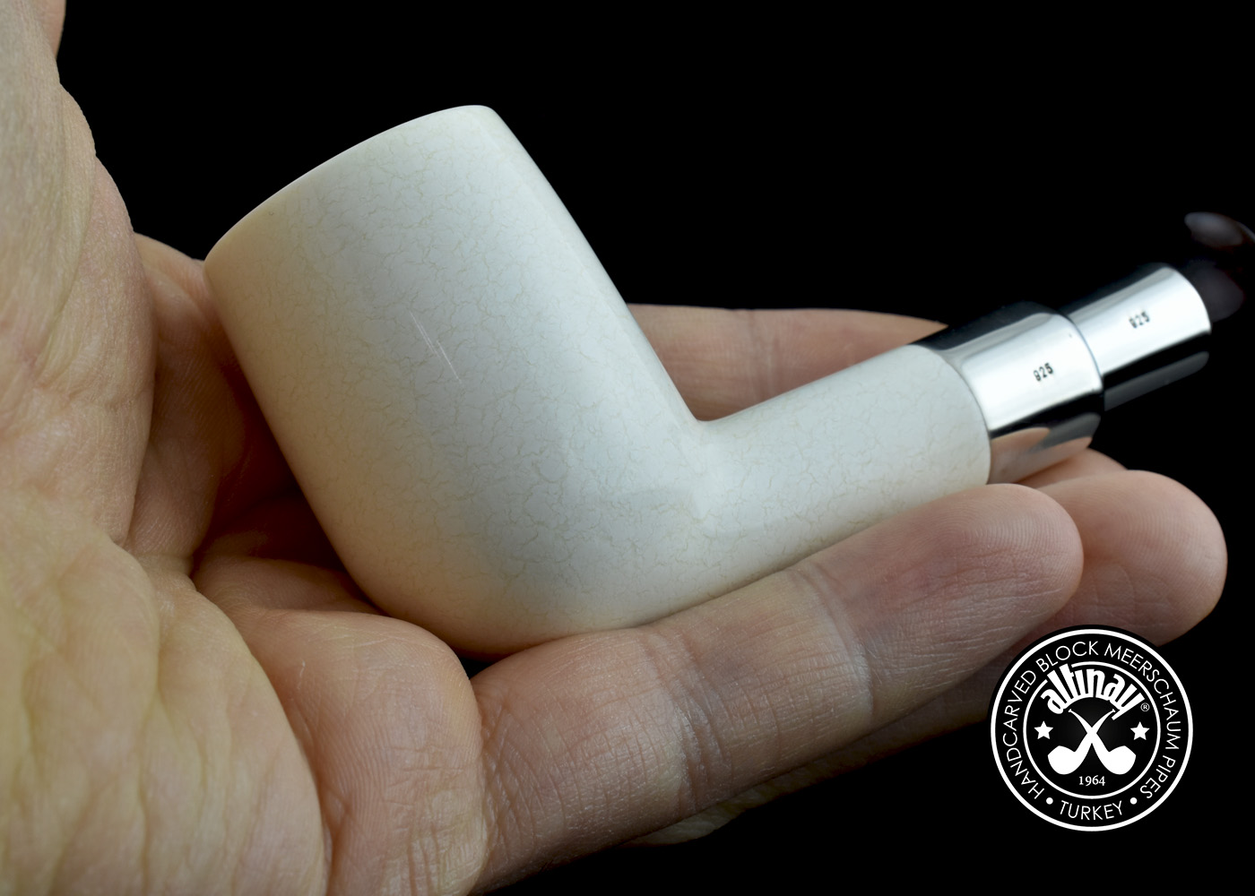 altinay-translucent-billard-meerschaumpfeife-silberspigot image 7