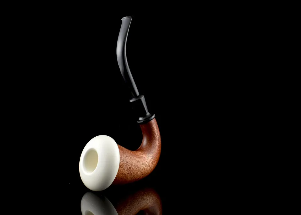 altinay-calabash-okoume-medium-tabakpfeife-mit-meerschaumeinsatz image 1